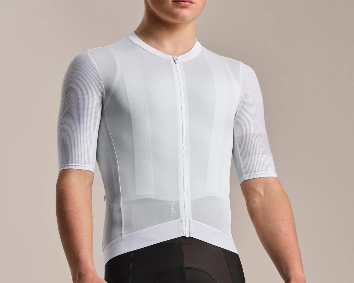 Rapha Men's Pro Team Jersey (White/Silver) (M) - view 3